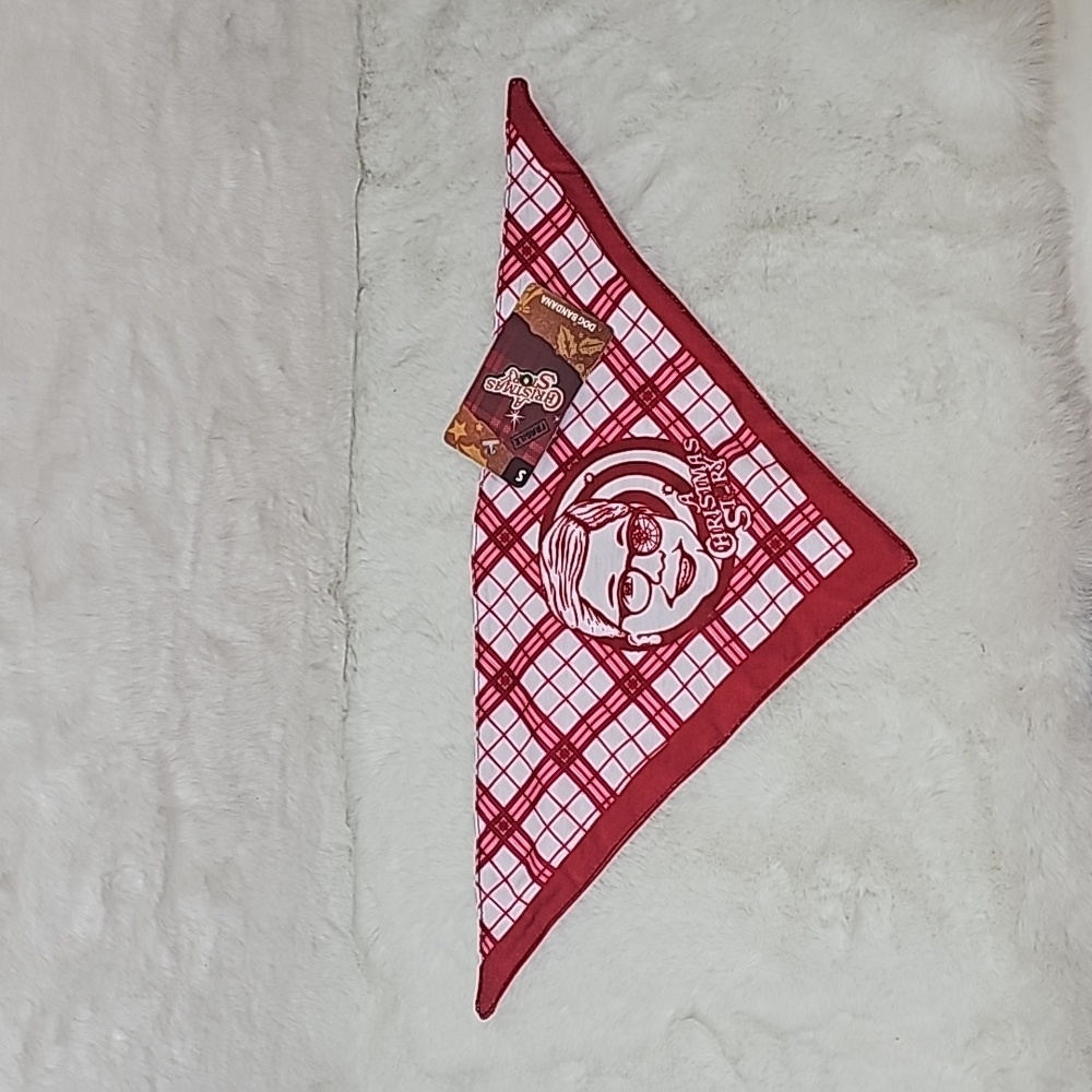 A Christmas Story Dog Bandana Size Small